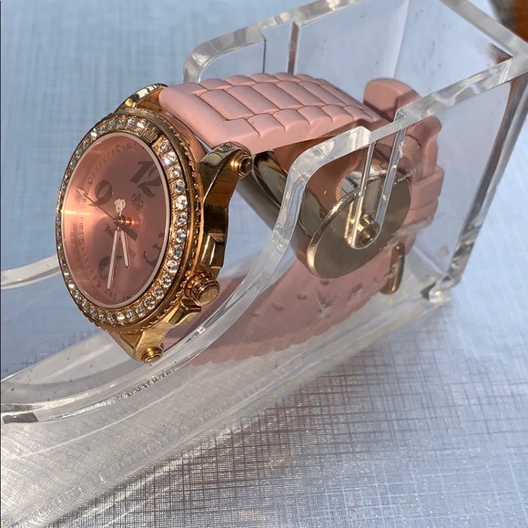 Juicy Couture Accessories - GORGEOUS Crystal Gold Princess Wrist Watch